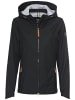 Camel Active Softshell Jacke aus recyceltem Polyester in Schwarz