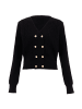 faina Women Cardigan in Schwarz