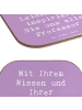 Mr. & Mrs. Panda Tischschoner Spruch Inspirierender Professor mi... in Lavendeltraum