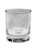 Mr. & Mrs. Panda Whiskey Tumbler Stinktier Yoga ohne Spruch in Transparent