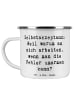 Mr. & Mrs. Panda Haferl Spruch Selbstakzeptanz Umarmen mit Spruch in Weiß