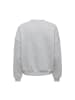 JDY Sweatshirt in Light Grey Melange