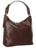 Samantha Look Handtasche echt Leder in braun