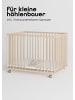 Sämann Sämann Laufgitter mit Matratze SleepPlus, Lattenrost & Sprossen natur Premium