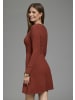 Laura Scott Strickkleid in rotbraun