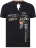 Jan Vanderstorm T-Shirt ULJAS in schwarz