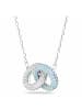 Swarovski Halskette für Damen in blau