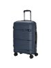 D&N Travel Line 4300 - 4-Rollen-Trolley M 66 cm (black) in dunkelblau