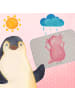 Mr. & Mrs. Panda Badteppich Axolotl Hurra ohne Spruch in Grau Pastell