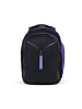 Satch Schulrucksack-Set MATCH Purple Phantom 3-teilig in Schwarz