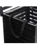 5five Simply Smart Wäschekorb SICELA, Bambus in Schwarz, (B) 38 x (H) 58 x (L) 40 cm