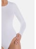 Teyli Langärmeliger Viskose-Bodysuit Longy in weiß