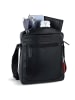 Bugatti Clark - Umhängetasche 25 cm (braun) in schwarz