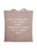 Mr. & Mrs. Panda Schultasche Spruch Neuer Sport mit Spruch in Braun Pastell