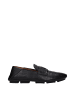 Dolce & Gabbana Schwarz Leder Slip-On Loafer