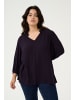 KAFFE curve Langarm-Bluse KCkamille Regular fit in Dawn Purple