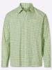 WITT WEIDEN Langarm-Hemd in eucalyptus-gemustert
