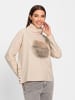 Heine Sweatshirt in elfenbein-khaki-bedruckt