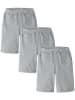 name it Shorts Elastischer Bund 3er-Set Eingrifftaschen in Hellgrau