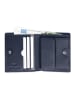 Roncato Alaska Geldbörse RFID Schutz Leder 9 cm in navy