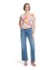 Betty Barclay Casual-Shirt mit Gummizug in Grau/Rosa