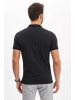 DeFacto Poloshirt SLIM FIT in Schwarz