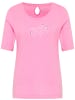 Joy Sportswear Rundhalsshirt ANYA in cyclam pink melange