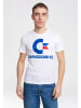 Logoshirt T-Shirt Commodore C64 Logo in weiss