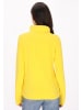 myMo Damen Fleecepullover in Gelb