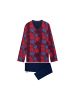 HOM Pyjama Bouquet Long Sleepwear in bordeaux print