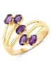Rafaela Donata Ring aus Sterling Silber mit Amethyst in gelbgold