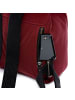 FEYNSINN Rucksack Canvas & Leder Backpack Unisex HANNE in rot