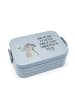 Mr. & Mrs. Panda Lunchbox Elefant Biene Motiv mit Spruch in Blau Pastell
