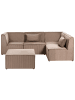Beliani 5-tlg Modulsofa LEMVIG in Beige linksseitig