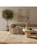 KADIMA DESIGN Teppich 3D Waschbar Skandinavischer Boho RIGI Strapazierfähig in Rosa