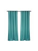 relaxdays 4 x Vorhang "Muster" in Grün - (B)135 x (H)245 cm