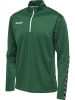 Hummel Halbreißverschluss Sweatshirt Hmlauthentic Kinder in EVERGREEN