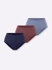 WITT WEIDEN Taillenslip in bleu + marine + bordeaux