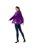 tectake Damen-Jackett mit glitzernden Pailletten, lila
