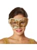 tectake Elegante Halbmaske in Einheitsgröße, creme