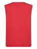 SAINT TROPEZ Strickweste MilaSZ Gerade Passform in Flame Scarlet