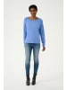 CULTURE Strickpullover CUannemarie Relaxed fit in Ultramarine Melange