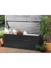 Beliani Truhe CEBROSA in Grau - (W) 165 x (H) 63 x (L) 70 cm