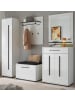 Furn.Design Garderoben-Set weiß Hochglanz 6-teilig 230 cm, Flurgarderobe mit Soft-Close