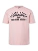 JP1880 Kurzarm T-Shirt in tiefes mauve