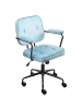 Beliani Bürostuhl PAWNEE in Blau/Schwarz - (W) 64 x (H) 88 x (L) 43 cm