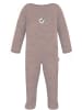 Normani Outdoor Sports 2x MERINO Babystrampler Levin in Grün/Rosa