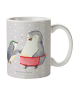 Mr. & Mrs. Panda Kinderpott Pinguin mit Kind ohne Spruch in Grau Pastell