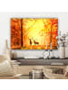 MuchoWow Leinwand bilder Herbsthirsche (BxH)