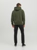 Jack & Jones Bequemer Kapuzenpullover mit dezentem Schriftzug Robust in Grün